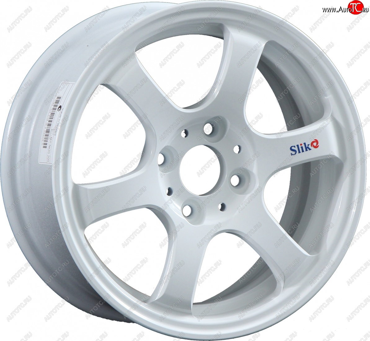 13 499 р. Кованый диск Slik Classic Sport L-1726S 6.0x14   (Белый (W))  с доставкой в г. Керчь