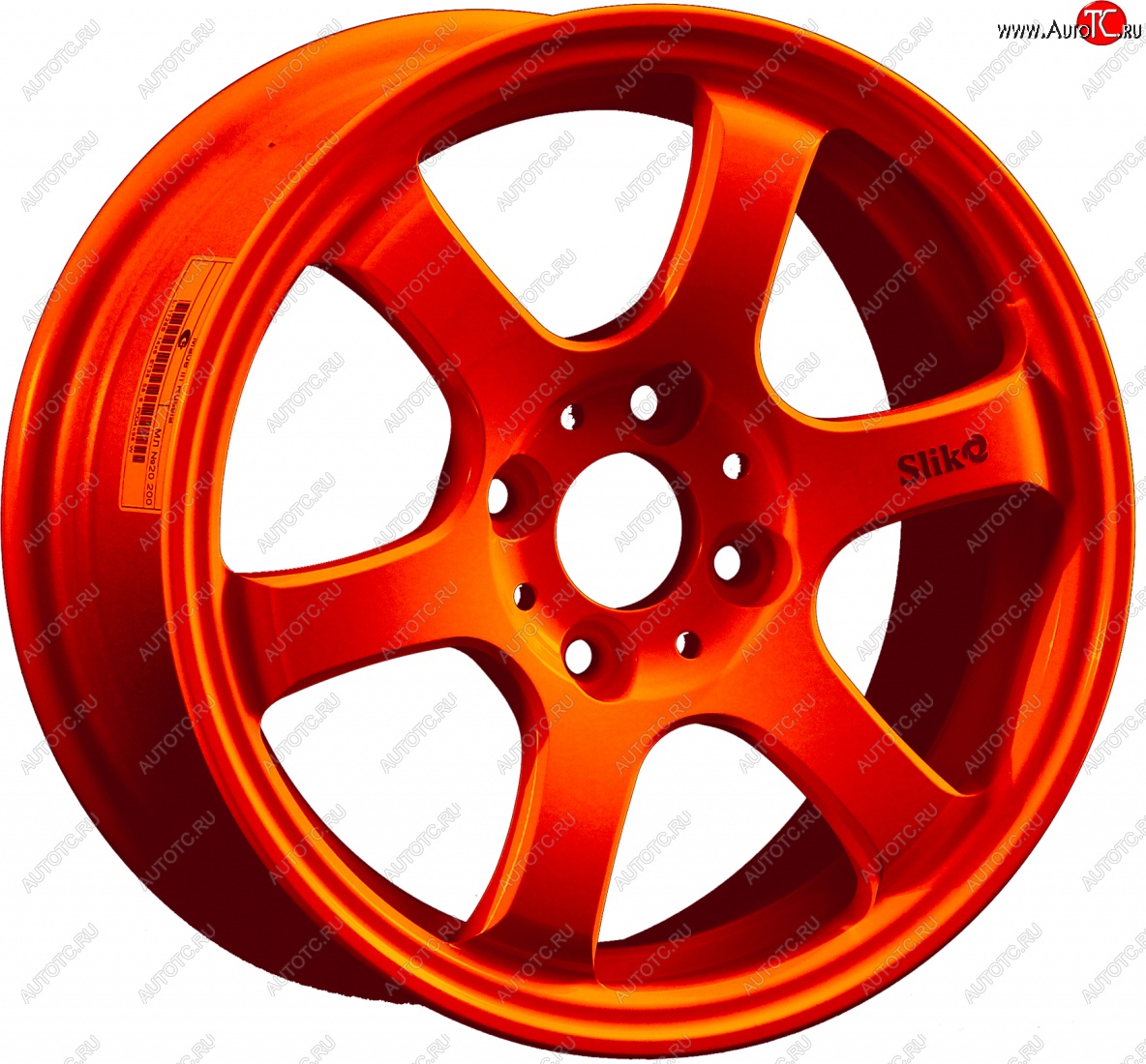 13 499 р. Кованый диск Slik Classic Sport L-1726S 6.0x14   (Ярко оранжевый (ORANGE))  с доставкой в г. Керчь