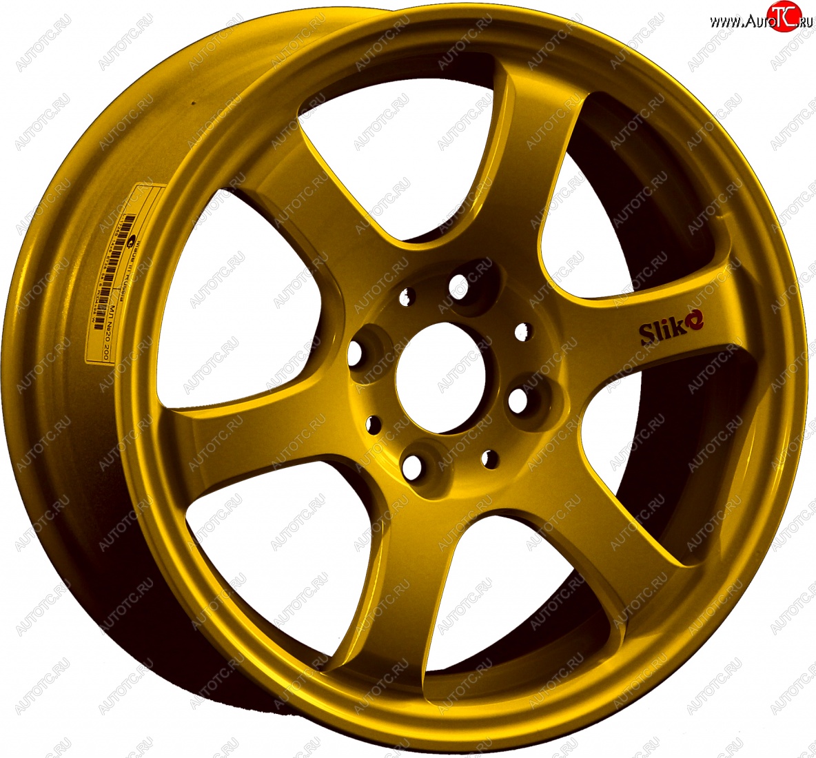 13 499 р. Кованый диск Slik Classic Sport L-1726S 6.0x14   (Ярко желтый RAL1021 (YELLOW))  с доставкой в г. Керчь
