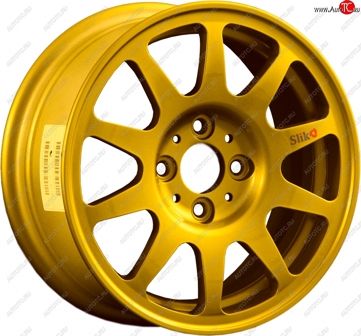 13 499 р. Кованый диск Slik Classic Sport L-1727S 6.0x14   (Ярко желтый RAL1021 (YELLOW))  с доставкой в г. Керчь