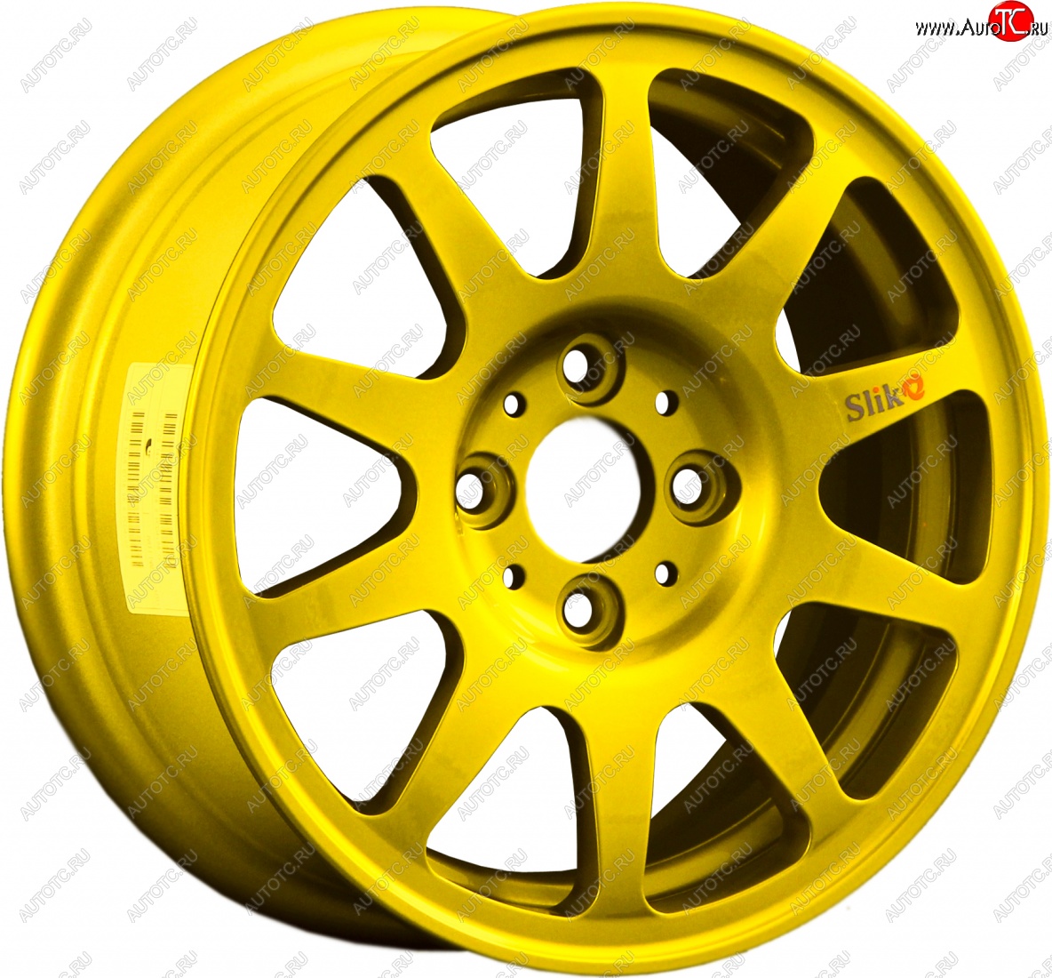 13 499 р. Кованый диск Slik Classic Sport L-1727S 6.0x14   (Candy ярко-желтый (Candy YELLOW))  с доставкой в г. Керчь