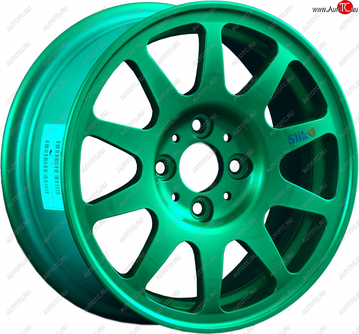 13 499 р. Кованый диск Slik Classic Sport L-1727S 6.0x14   (Candy изумрудно-зеленый (Candy Green))  с доставкой в г. Керчь