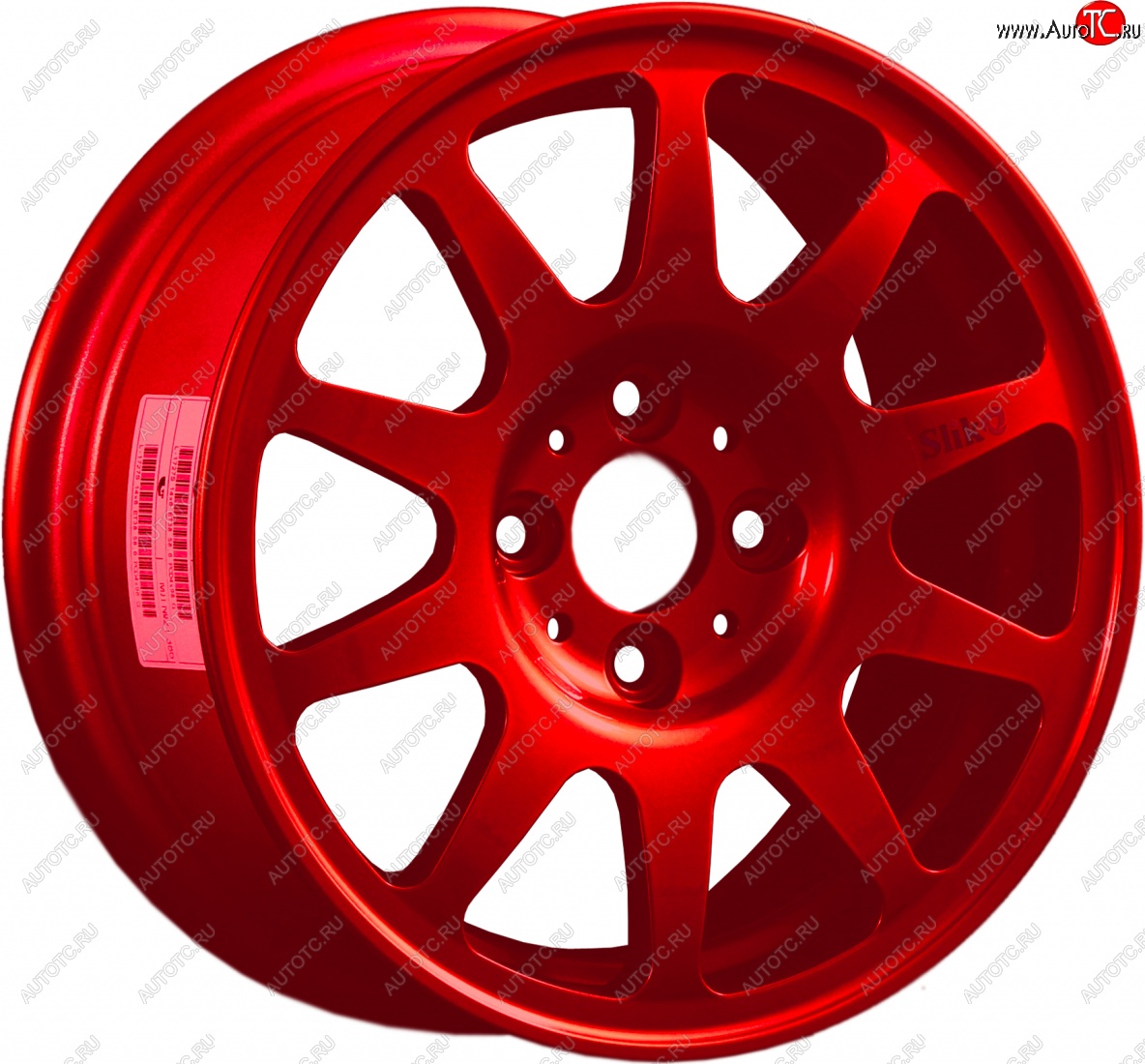 13 499 р. Кованый диск Slik Classic Sport L-1727S 6.0x14   (Красный (RED))  с доставкой в г. Керчь