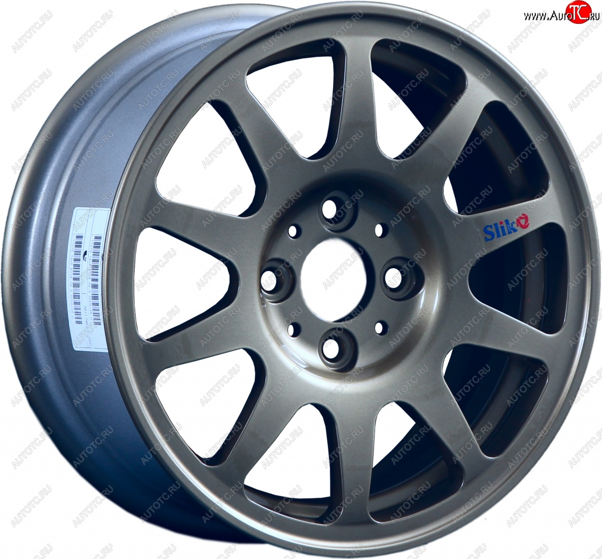 13 499 р. Кованый диск Slik Classic Sport L-1727S 6.0x14   (Графит глянцевый (GM))  с доставкой в г. Керчь