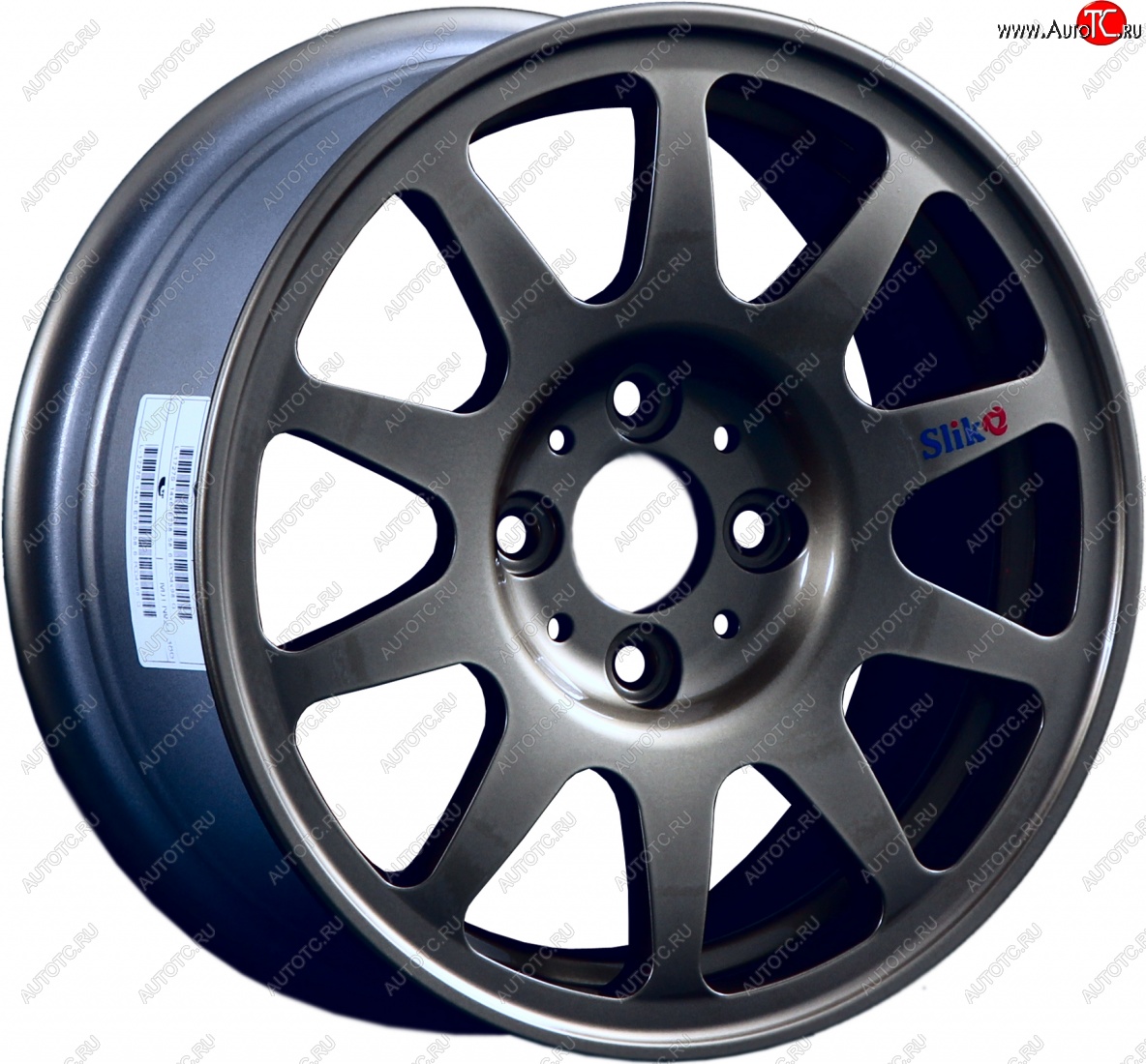 13 499 р. Кованый диск Slik Classic Sport L-1727S 6.0x14   (Матовый серый титан (TITAN))  с доставкой в г. Керчь