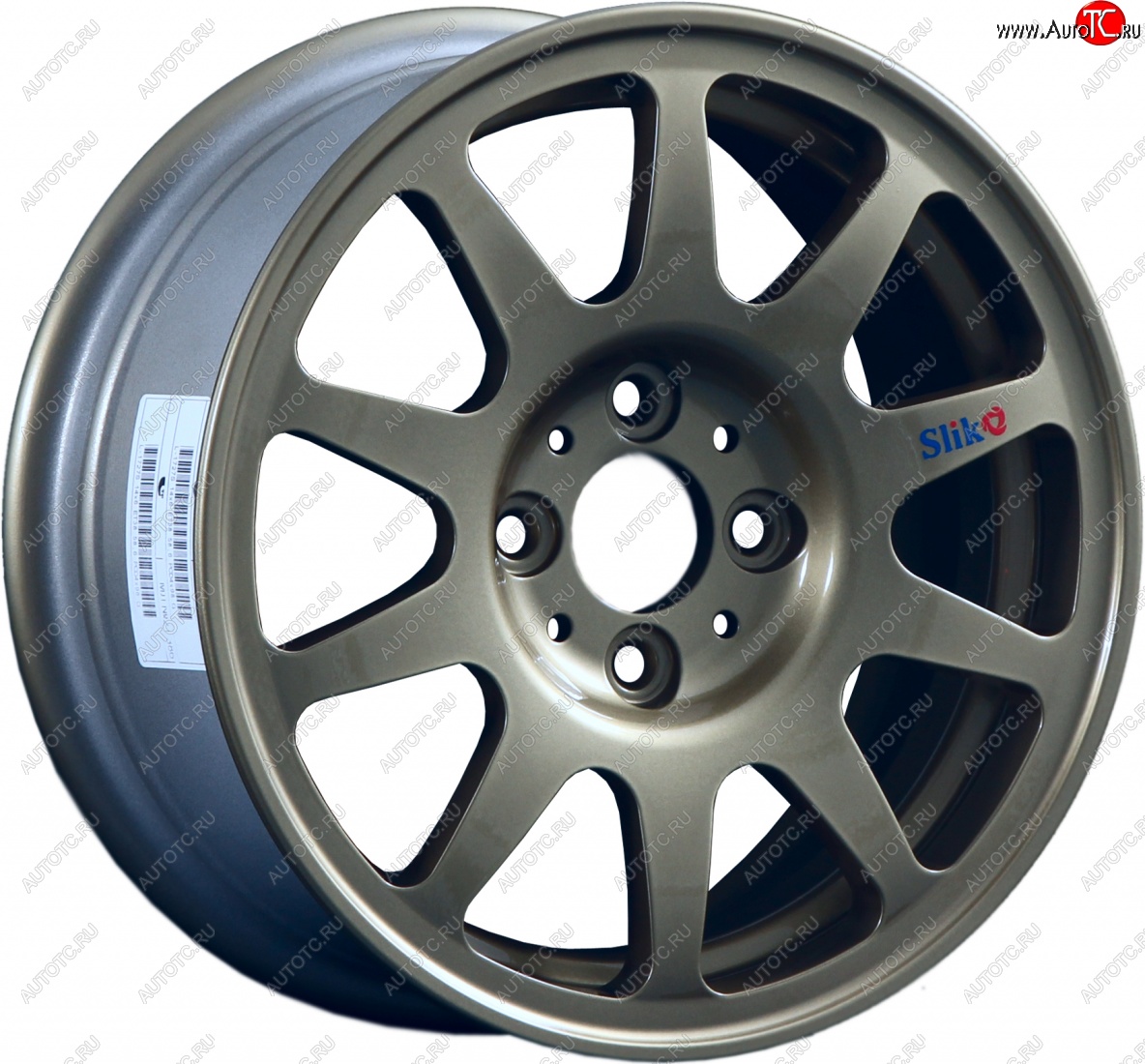 13 499 р. Кованый диск Slik Classic Sport L-1727S 6.0x14   (Темный хром (DC))  с доставкой в г. Керчь