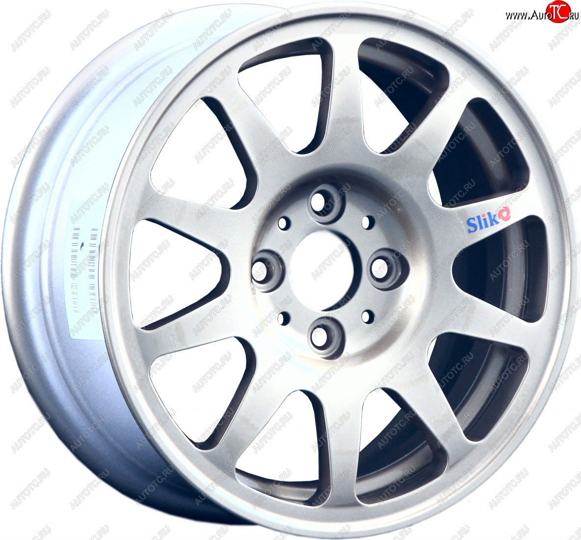12 199 р. Кованый диск Slik Classic Sport L-1727S 6.0x14   (Ярко блестящее серебро (HPB))  с доставкой в г. Керчь
