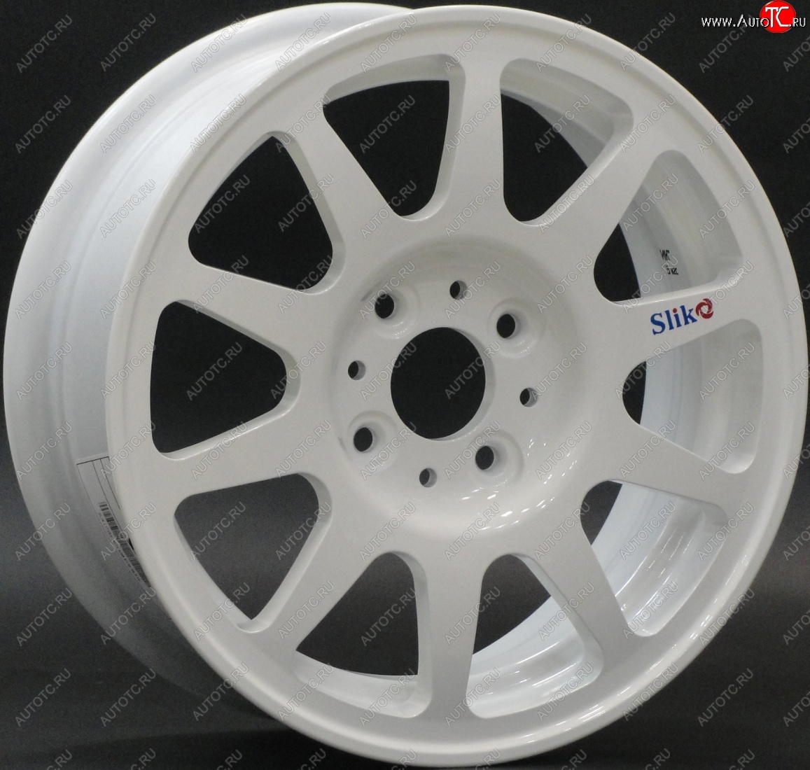 12 199 р. Кованый диск Slik Classic Sport L-1727S 6.0x14   (Белый (W))  с доставкой в г. Керчь