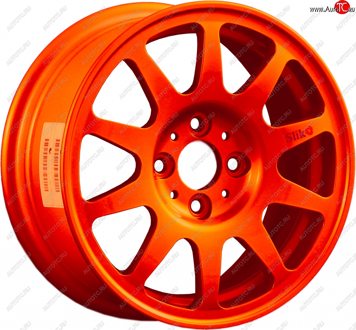 13 499 р. Кованый диск Slik Classic Sport L-1727S 6.0x14   (Ярко оранжевый (ORANGE))  с доставкой в г. Керчь