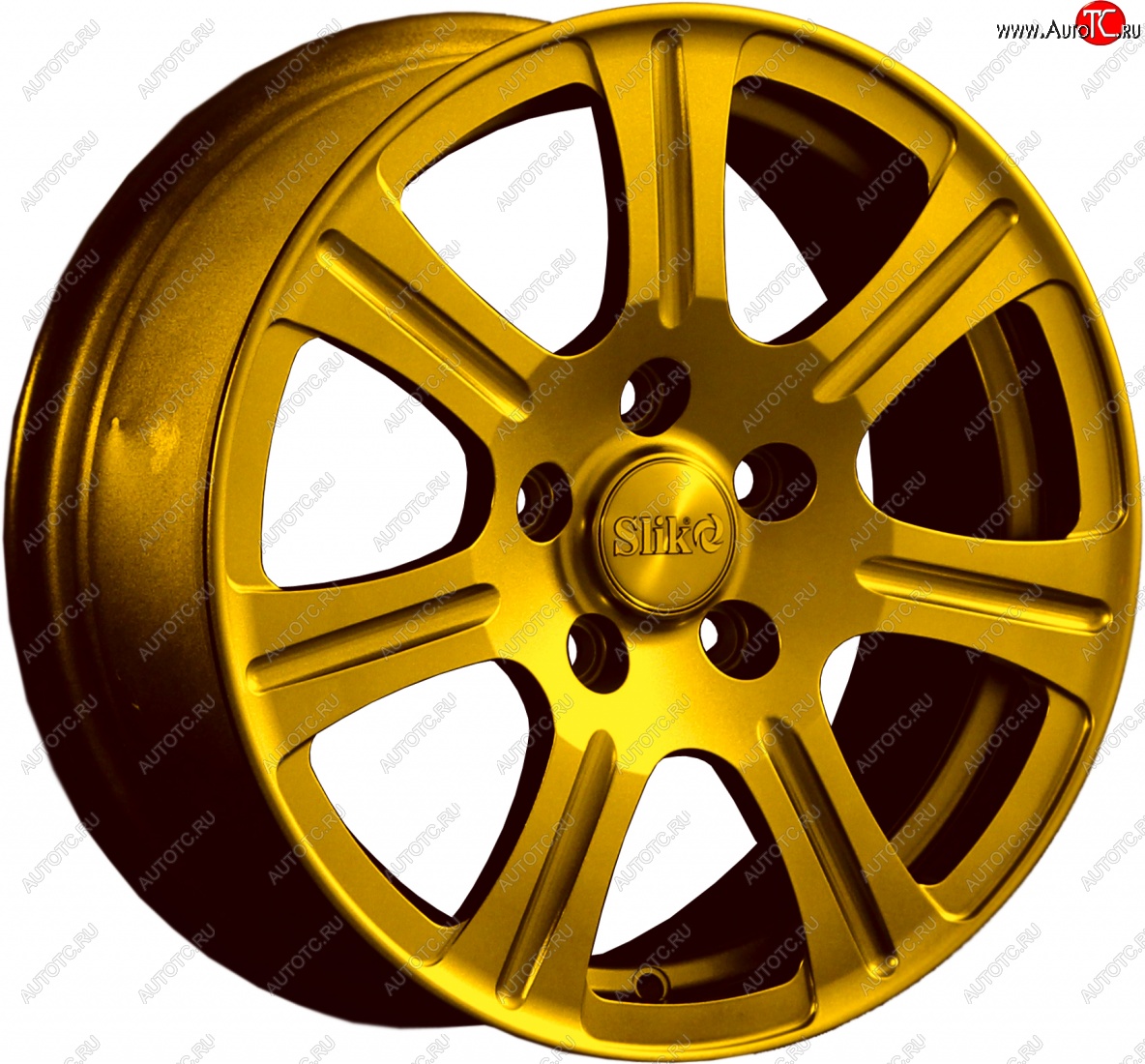 11 899 р. Кованый диск Slik Classic L-1815 6.5x15   (Ярко желтый RAL1021 (YELLOW))  с доставкой в г. Керчь