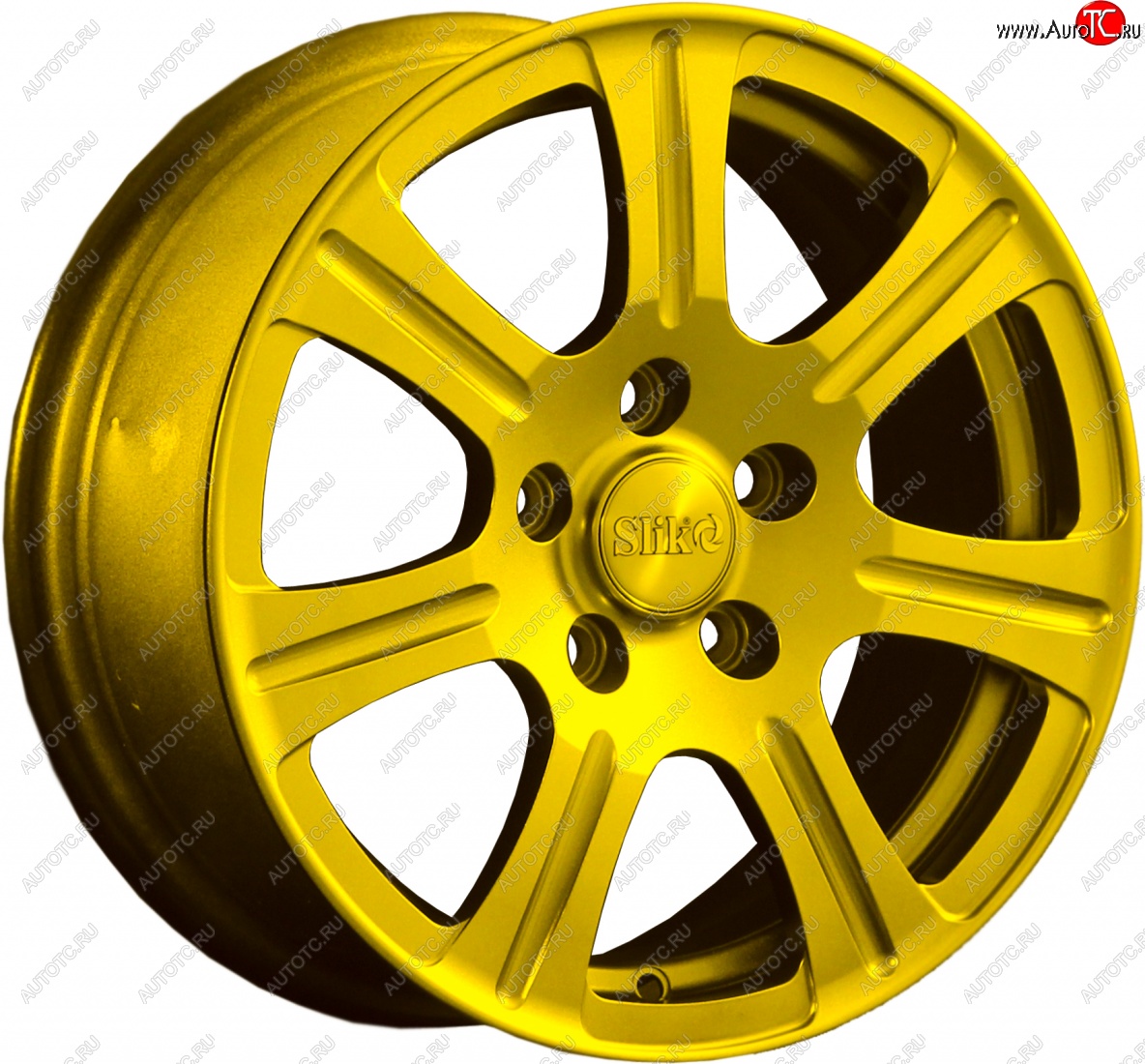 11 899 р. Кованый диск Slik Classic L-1815 6.5x15   (Candy ярко-желтый (Candy YELLOW))  с доставкой в г. Керчь