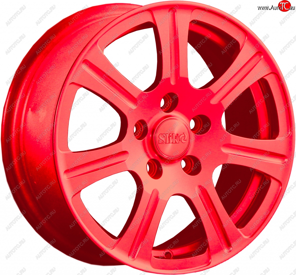 11 899 р. Кованый диск Slik Classic L-1815 6.5x15   (RAL 3026 ярко алый (3026))  с доставкой в г. Керчь