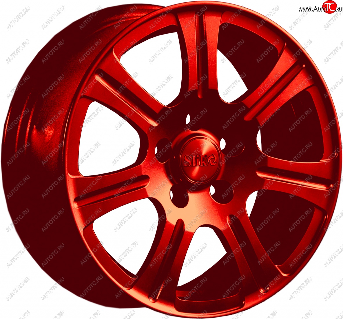 11 899 р. Кованый диск Slik Classic L-1815 6.5x15   (Candy алый)  с доставкой в г. Керчь