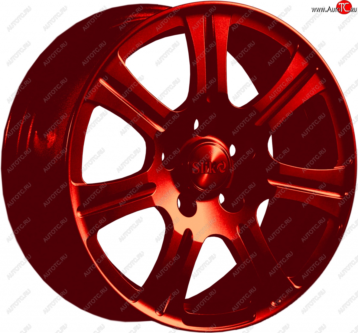 11 899 р. Кованый диск Slik Classic L-1815 6.5x15   (Candy красный (Candy RED))  с доставкой в г. Керчь