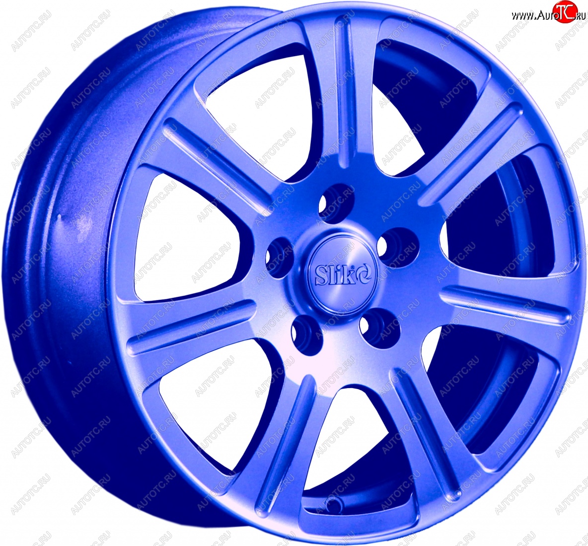 11 899 р. Кованый диск Slik Classic L-1815 6.5x15   (Синий (BLUE))  с доставкой в г. Керчь