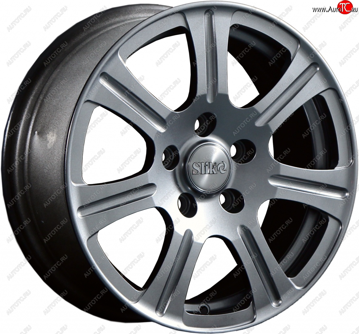 11 899 р. Кованый диск Slik Classic L-1815 6.5x15   (Графит глянцевый (GM))  с доставкой в г. Керчь
