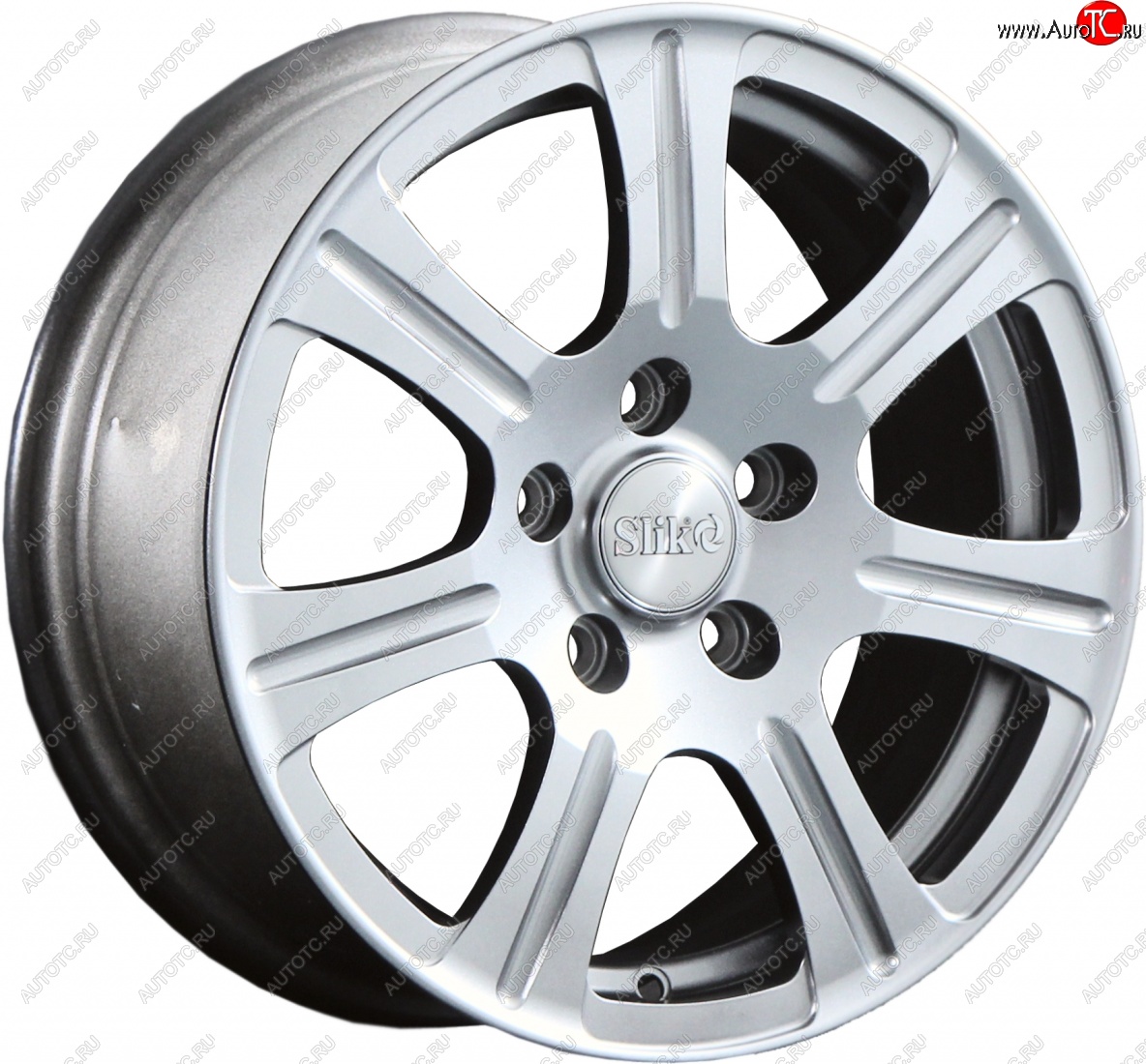 11 899 р. Кованый диск Slik Classic L-1815 6.5x15   (Ярко блестящее серебро (HPB))  с доставкой в г. Керчь