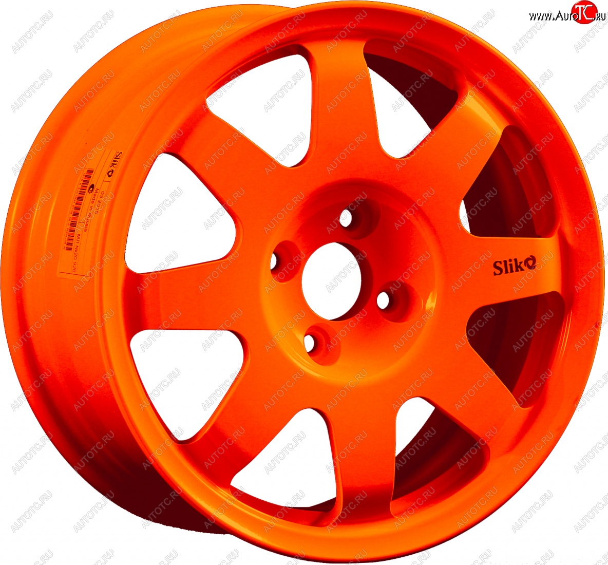 7 460 р. Кованый диск Slik Classic Sport L-181S 5.5x15 Suzuki Swift ZC33S,ZC83S, ZC43S, ZC53S, ZD53S (2016-2025) 4x100.0xDIA54.1xET40.0 (Ярко оранжевый (ORANGE))