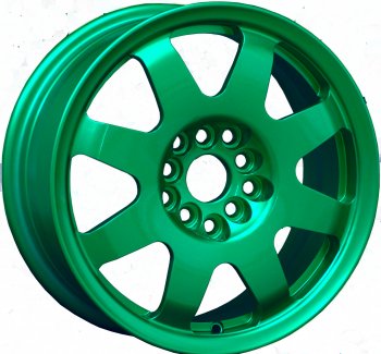 7 460 р. Кованый диск Slik Classic Sport L-181S 5.5x15   (Candy изумрудно-зеленый (Candy Green))  с доставкой в г. Керчь. Увеличить фотографию 2