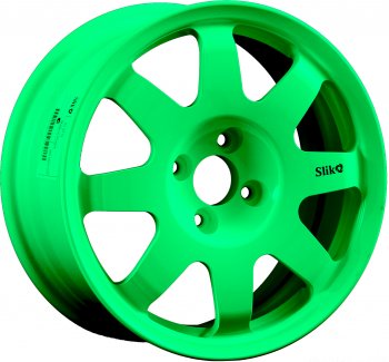 Кованый диск Slik Classic Sport L-181S 5.5x15  (RAL 6038 ярко-зеленый (6038))