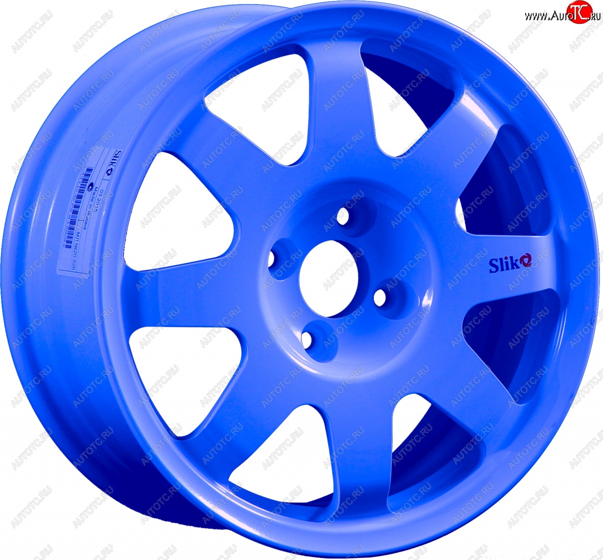 7 460 р. Кованый диск Slik Classic Sport L-181S 5.5x15   (Синий (BLUE))  с доставкой в г. Керчь