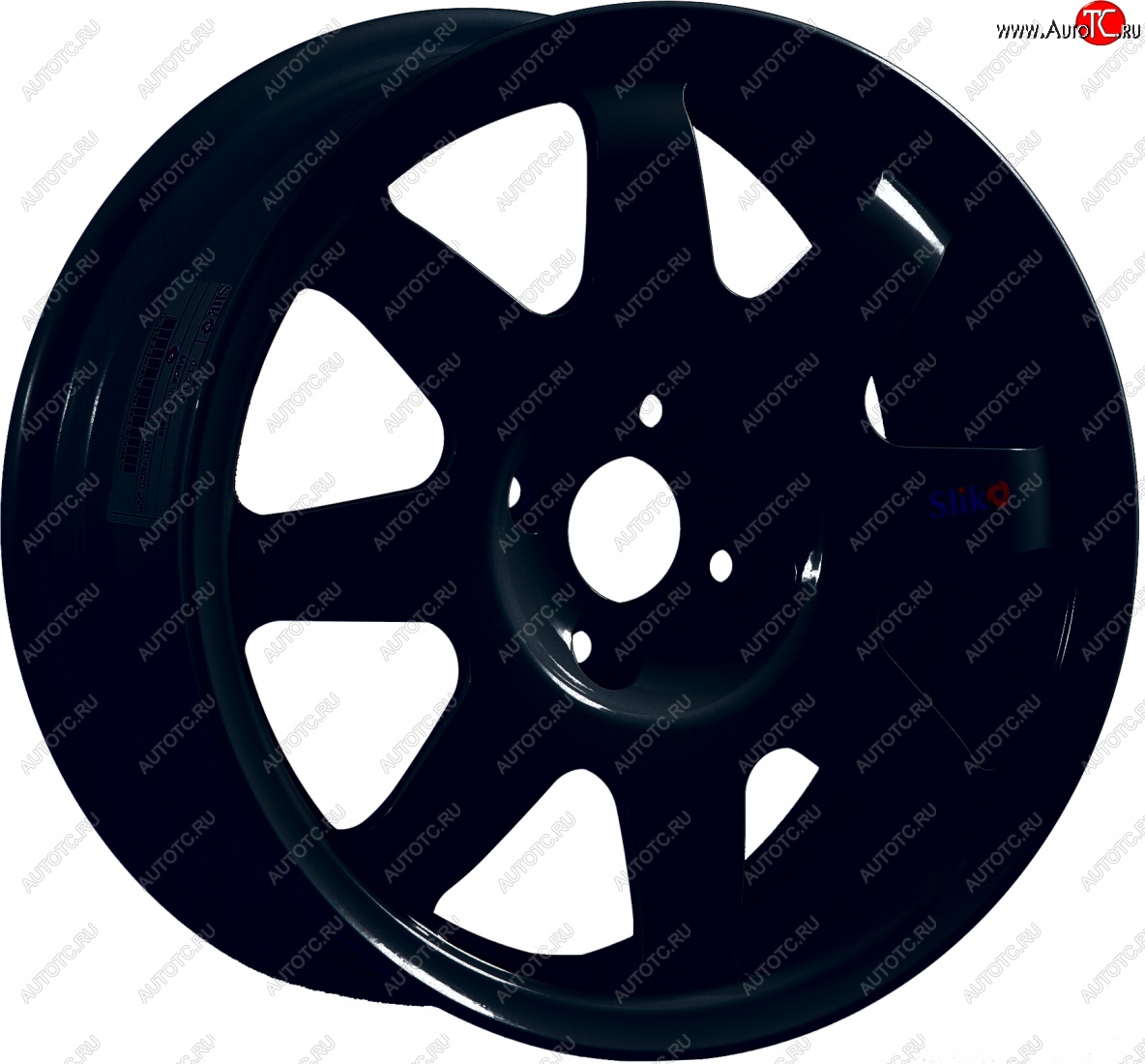15 599 р. Кованый диск Slik Classic Sport L-181S 6.5x15   (Черный глянцевый (BK))  с доставкой в г. Керчь
