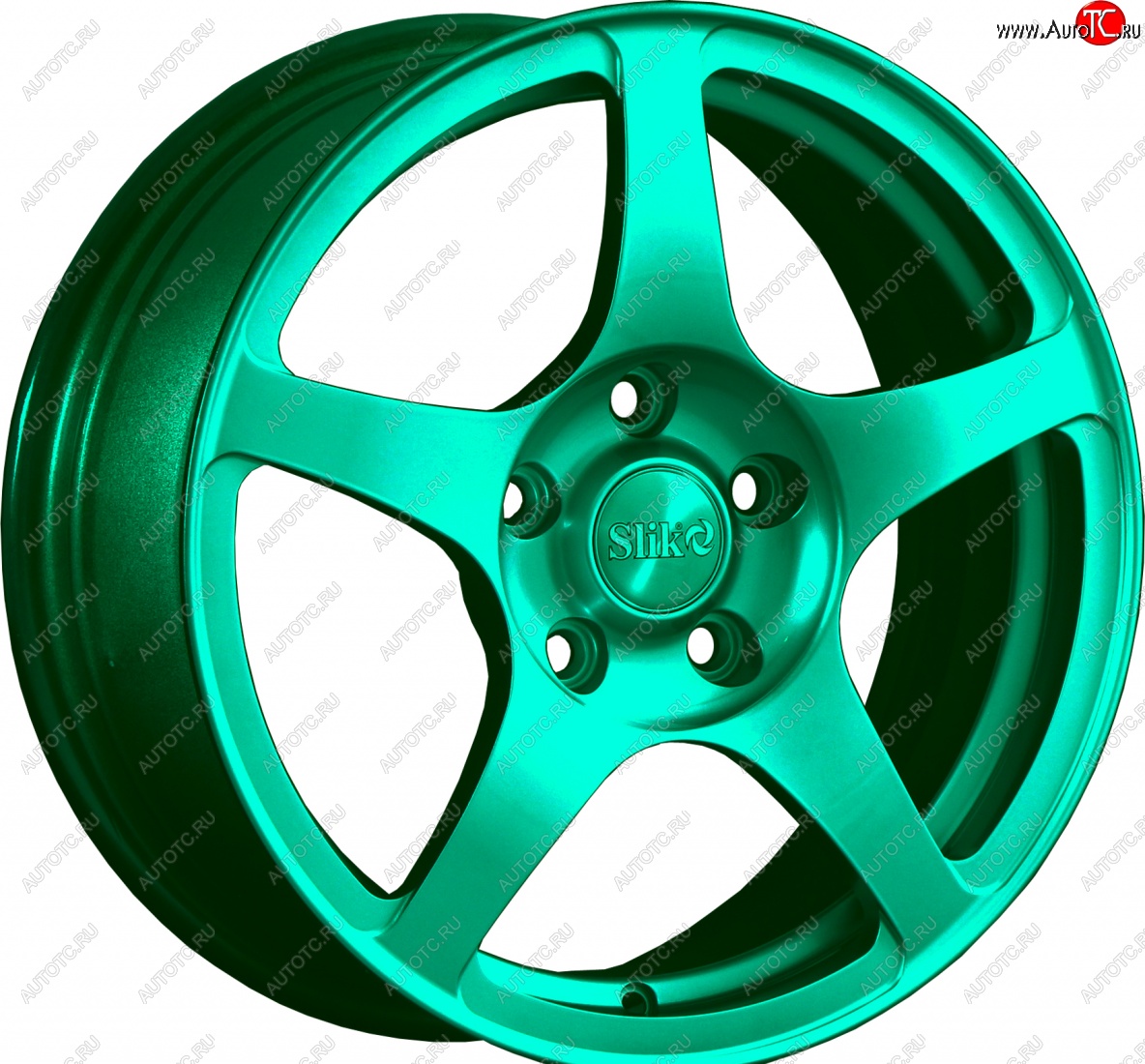 15 249 р. Кованый диск Slik Classic L-193 6.5x16   (Candy изумрудно-зеленый (Candy Green))  с доставкой в г. Керчь