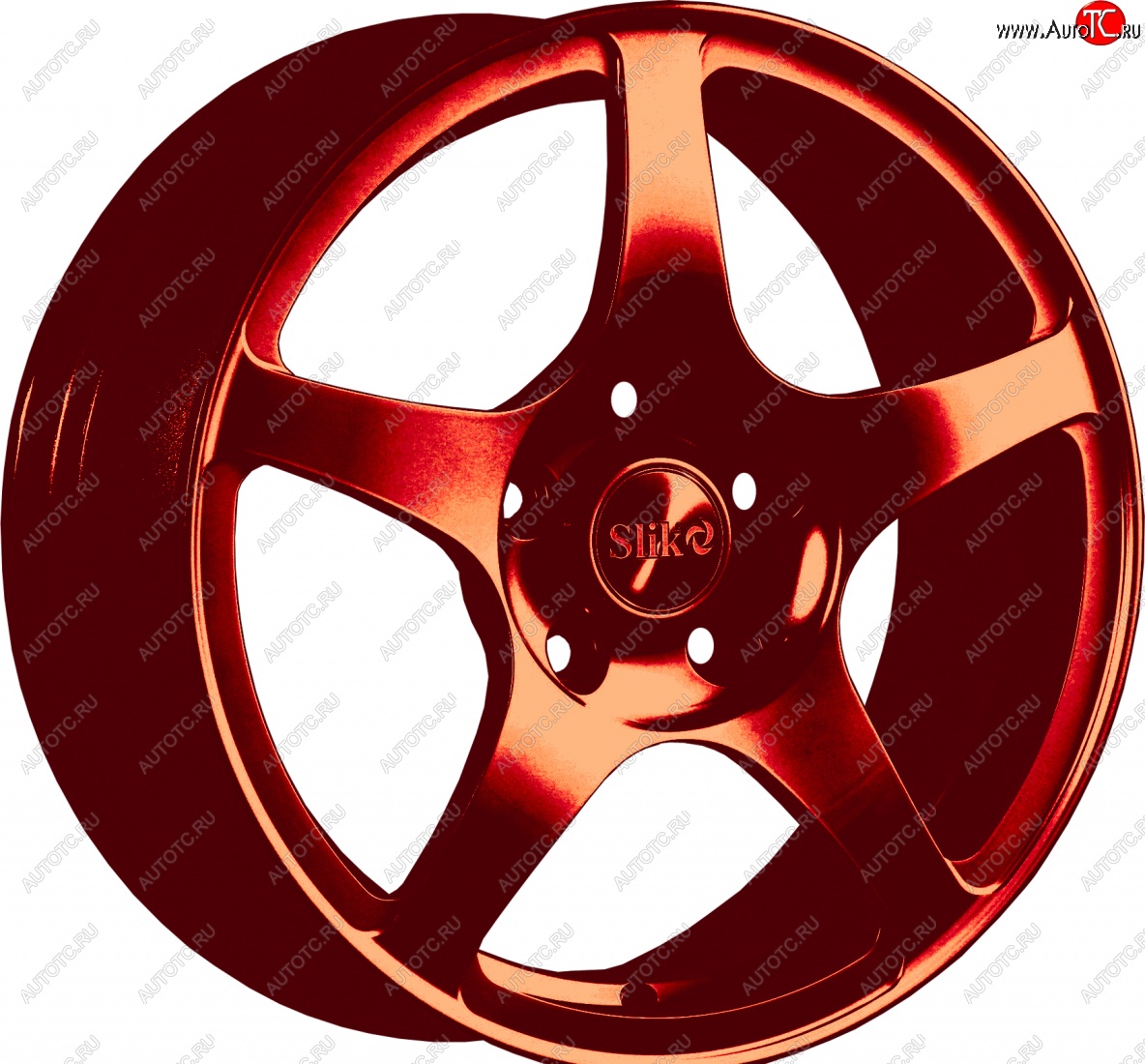 15 249 р. Кованый диск Slik Classic L-193 6.5x16   (Candy красный (Candy RED))  с доставкой в г. Керчь
