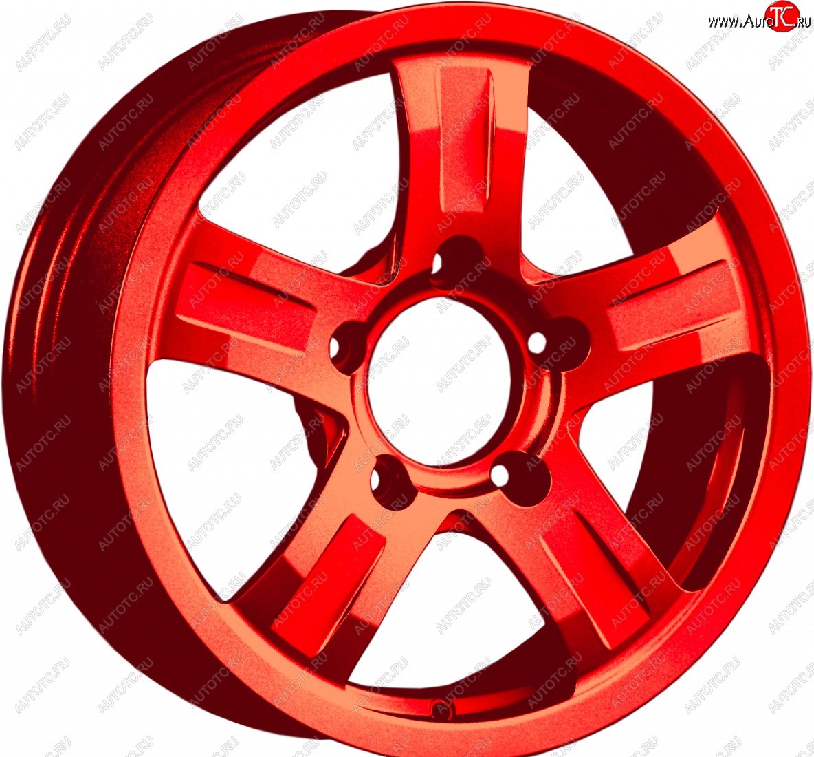 18 999 р. Кованый диск Slik Classic L-208 6.5x16   (Красный (RED))  с доставкой в г. Керчь