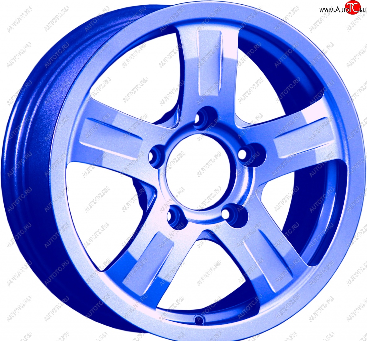 18 999 р. Кованый диск Slik Classic L-208 6.5x16   (Синий (BLUE))  с доставкой в г. Керчь