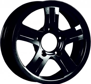 Кованый диск Slik Classic L-208 6.5x16  (Черный глянцевый (BK))