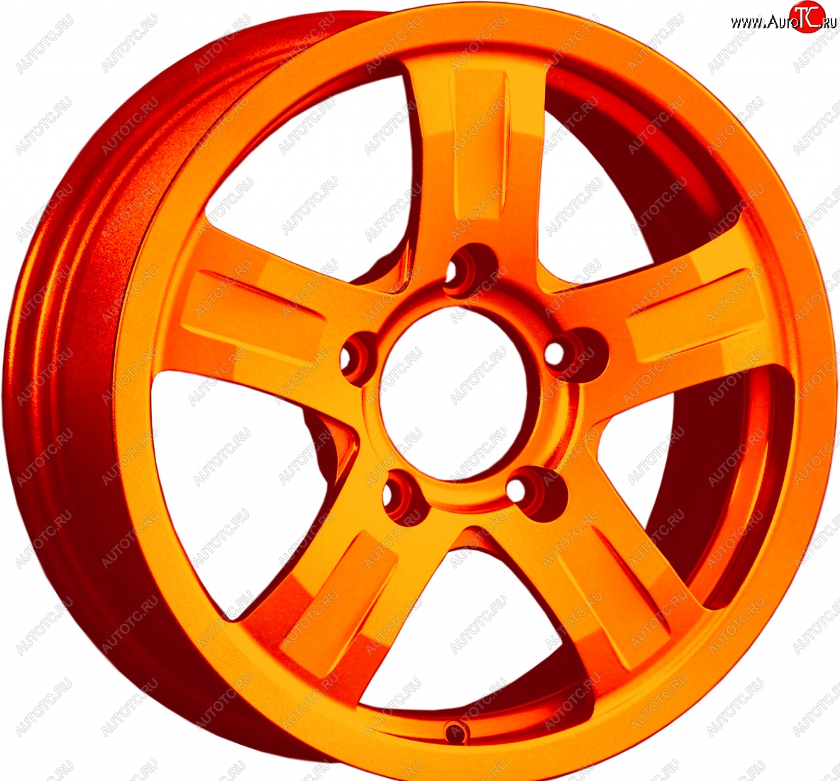 18 999 р. Кованый диск Slik Classic L-208 6.5x16   (Ярко оранжевый (ORANGE))  с доставкой в г. Керчь