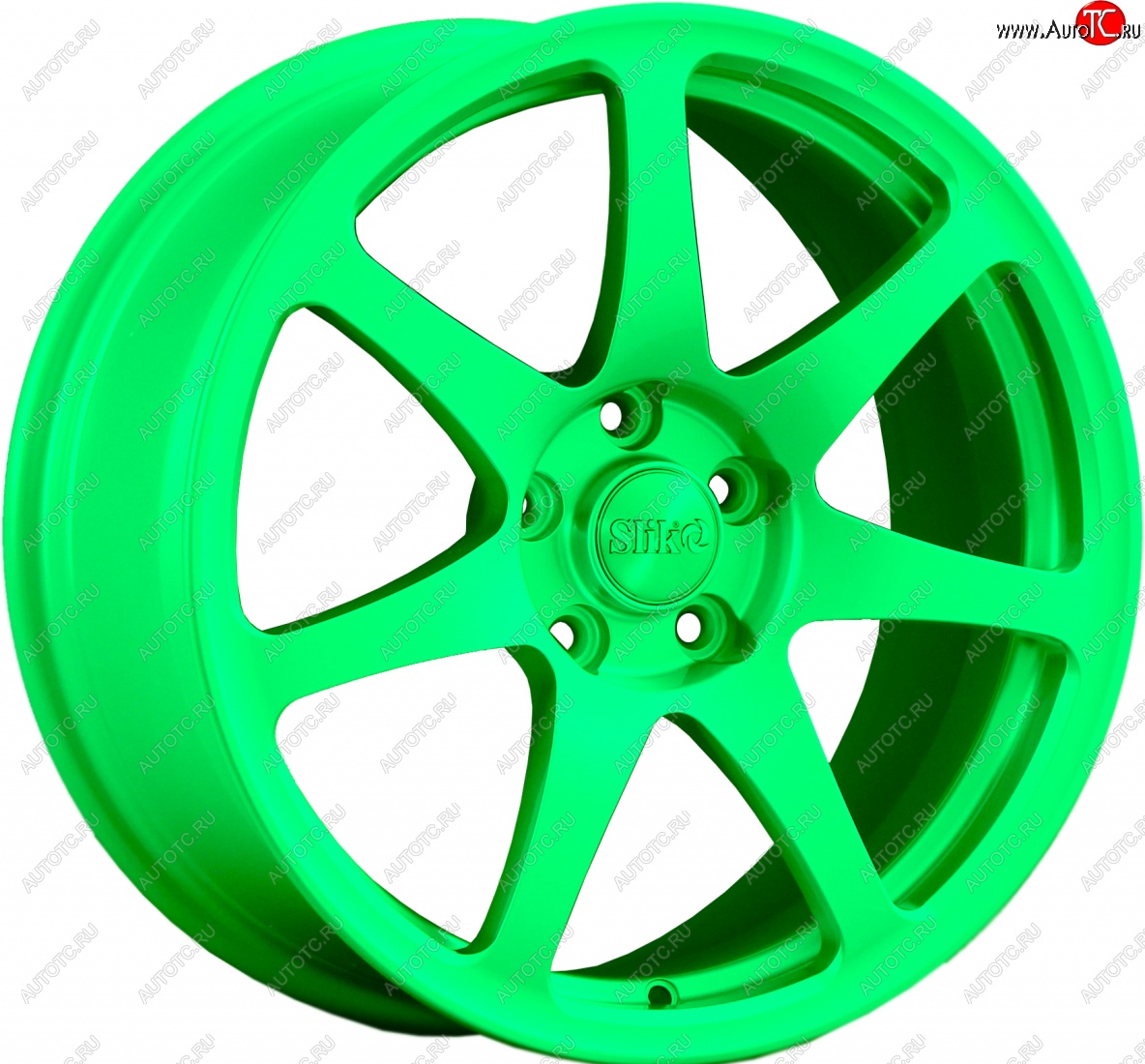 25 599 р. Кованый диск Slik Classic L-722 7.5x17 Opel Antara (2006-2010) 5x115.0xDIA70.3xET46.0 (RAL 6038 ярко-зеленый (6038))