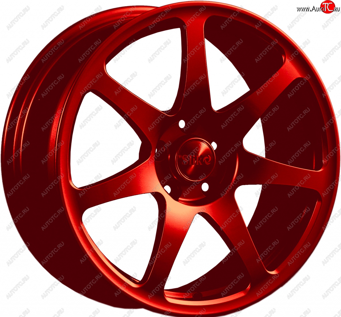 25 599 р. Кованый диск Slik Classic L-722 7.5x17   (Candy алый)  с доставкой в г. Керчь