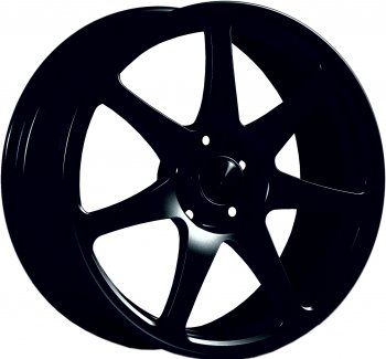 Кованый диск Slik Classic L-722 7.5x17  (Черный глянцевый (BK))