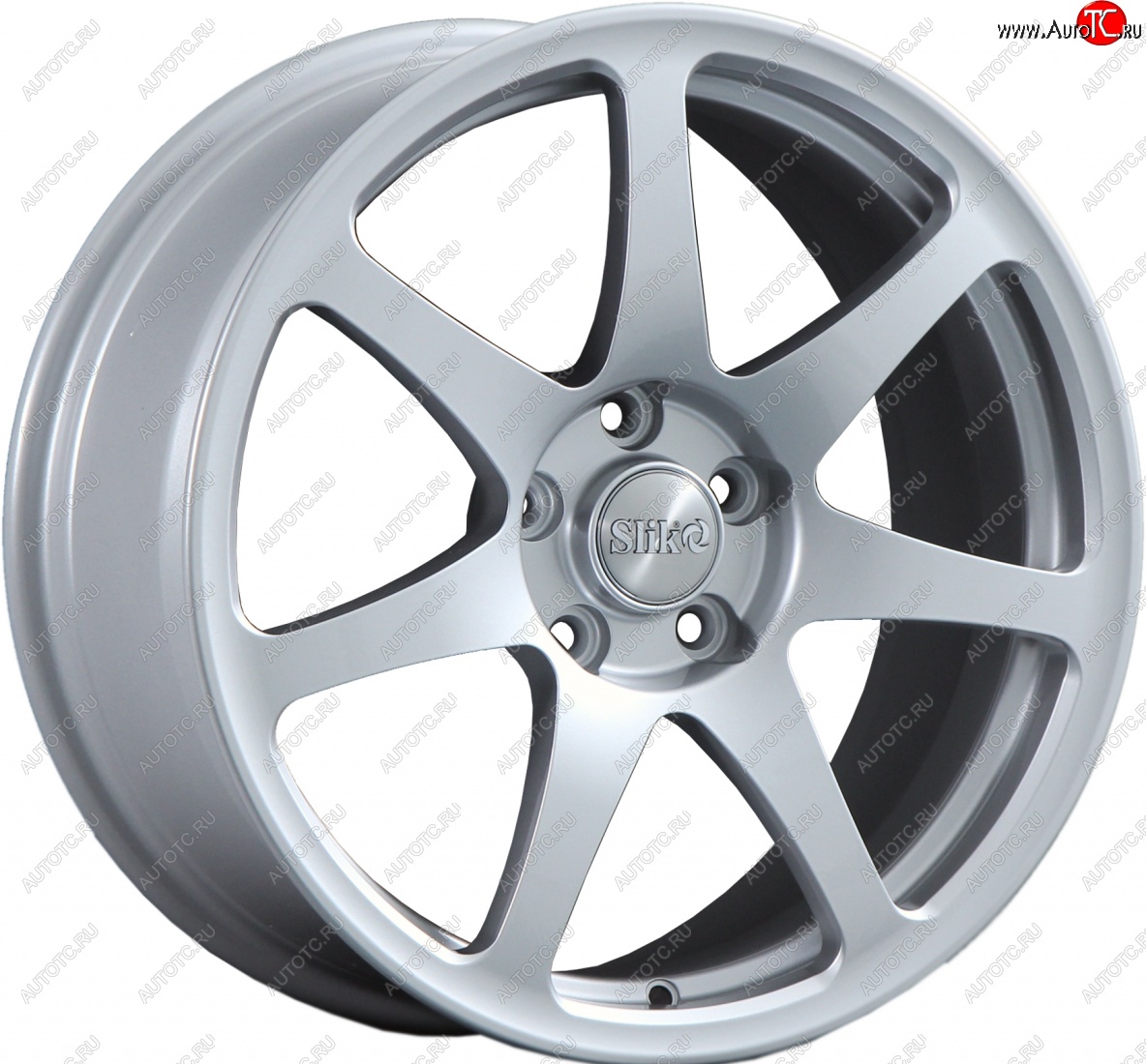 25 599 р. Кованый диск Slik Classic L-722 7.5x17   (Ярко блестящее серебро (HPB))  с доставкой в г. Керчь