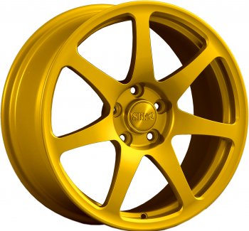 Кованый диск Slik Classic L-722 7.5x17  (Ярко желтый RAL1021 (YELLOW))