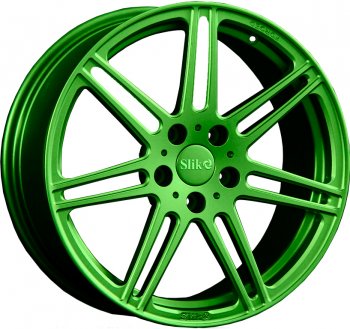 Кованый диск Slik PREMIUM L-724 7.5x17  (RAL 6038 ярко-зеленый (6038))