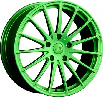 Кованый диск Slik PREMIUM L-729 7.5x17  (RAL 6038 ярко-зеленый (6038))