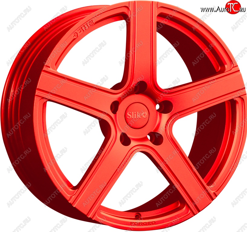 25 999 р. Кованый диск Slik PREMIUM L-730 7.5x17   (RAL 3026 ярко алый (3026))  с доставкой в г. Керчь