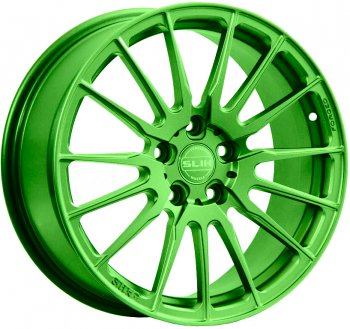Кованый диск Slik PREMIUM L-738 7.5x17  (RAL 6038 ярко-зеленый (6038))