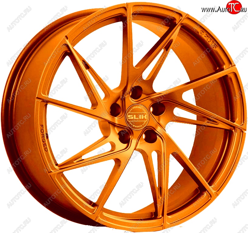 25 999 р. Кованый диск Slik PREMIUM L-739 7.5x17   (Candy медно-оранжевый глянцевый)  с доставкой в г. Керчь