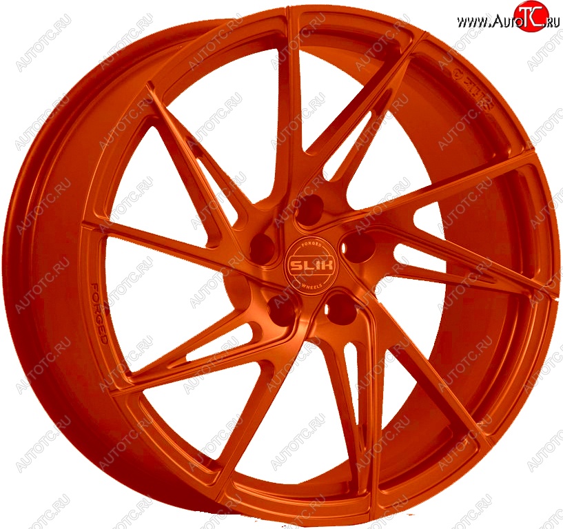 25 999 р. Кованый диск Slik PREMIUM L-739 7.5x17   (Ярко-оранжевый (ORANGE))  с доставкой в г. Керчь