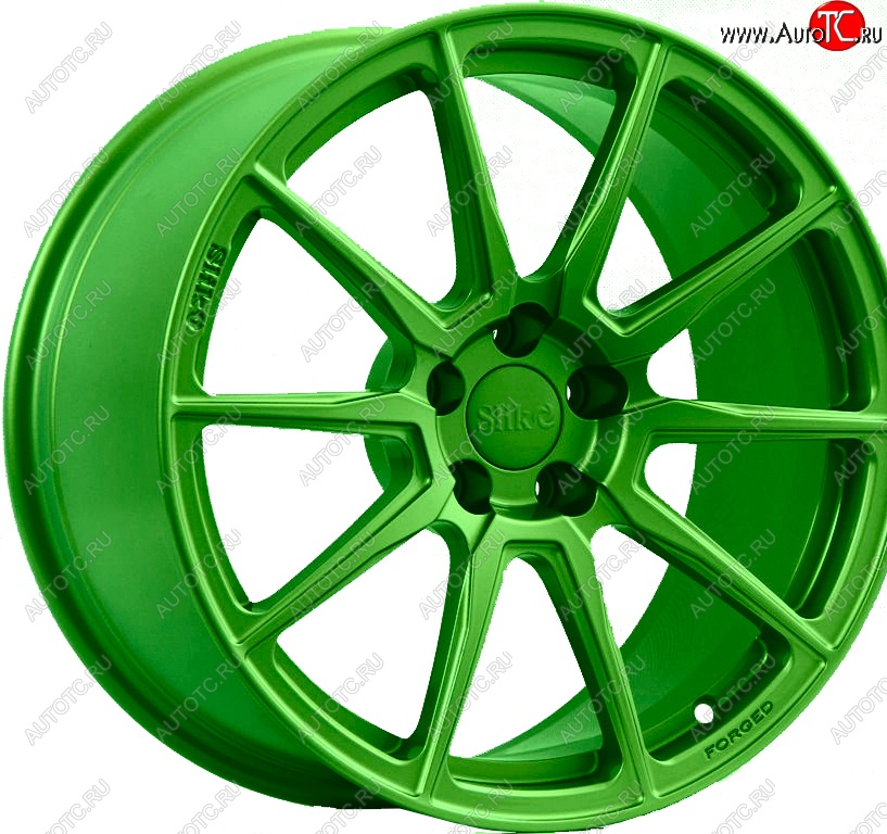34 999 р. Кованый диск Slik PREMIUM L-752 9.0x17   (RAL 6038 ярко-зеленый (6038))  с доставкой в г. Керчь
