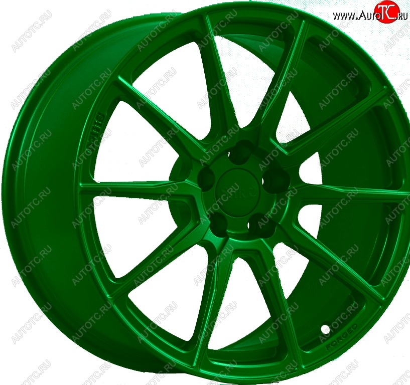 34 999 р. Кованый диск Slik PREMIUM L-752 9.0x17   (Зеленый (GREEEN))  с доставкой в г. Керчь