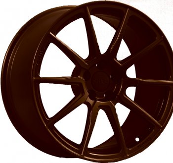 Кованый диск Slik PREMIUM L-752 9.0x17  (Коньячная бронза глянец (BRZCGN))