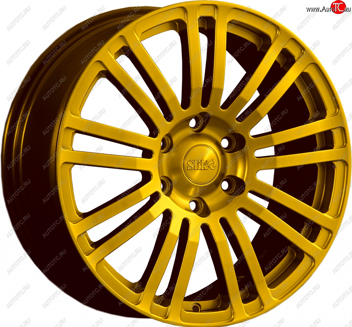 22 299 р. Кованый диск Slik Classic L-802 8.0x18   (Ярко желтый RAL1021 (YELLOW))  с доставкой в г. Керчь