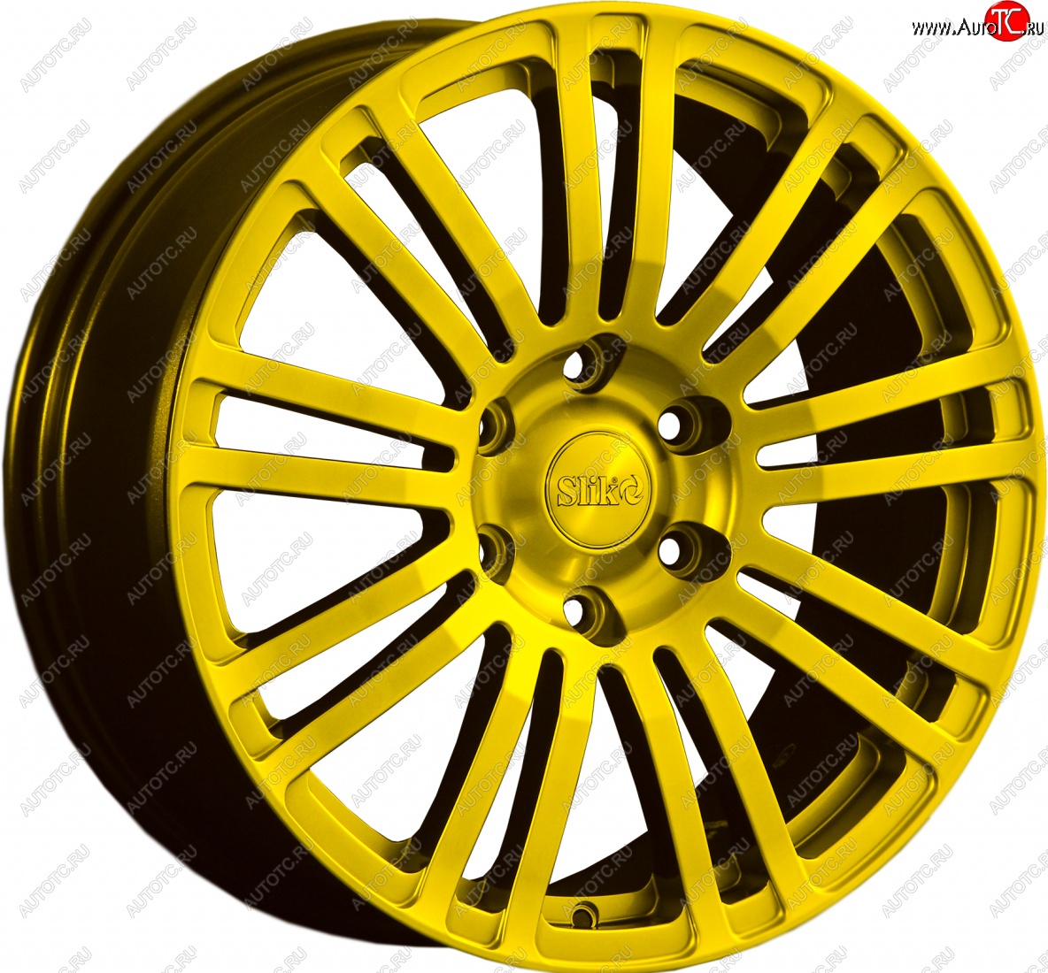 22 299 р. Кованый диск Slik Classic L-802 8.0x18   (Candy ярко-желтый (Candy YELLOW))  с доставкой в г. Керчь