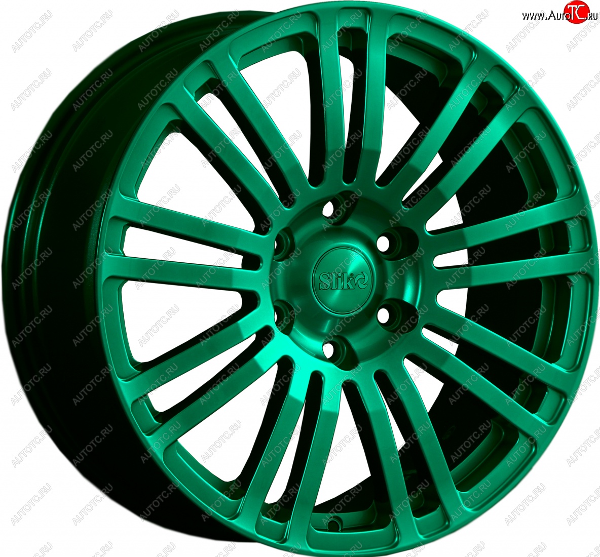 22 299 р. Кованый диск Slik Classic L-802 8.0x18   (Candy изумрудно-зеленый (Candy Green))  с доставкой в г. Керчь