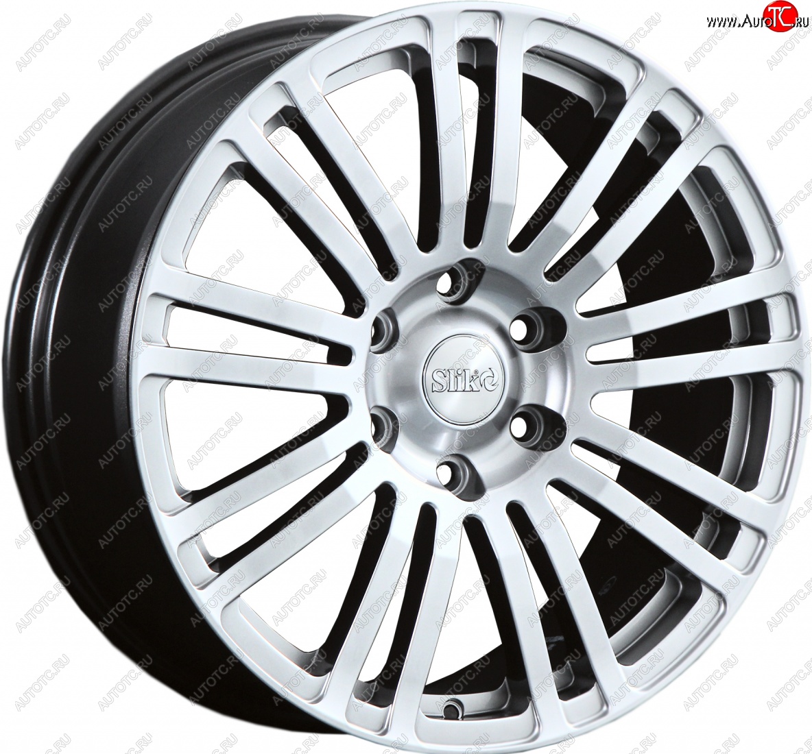 22 299 р. Кованый диск Slik Classic L-802 8.5x18   (Ярко блестящее серебро (HPB))  с доставкой в г. Керчь